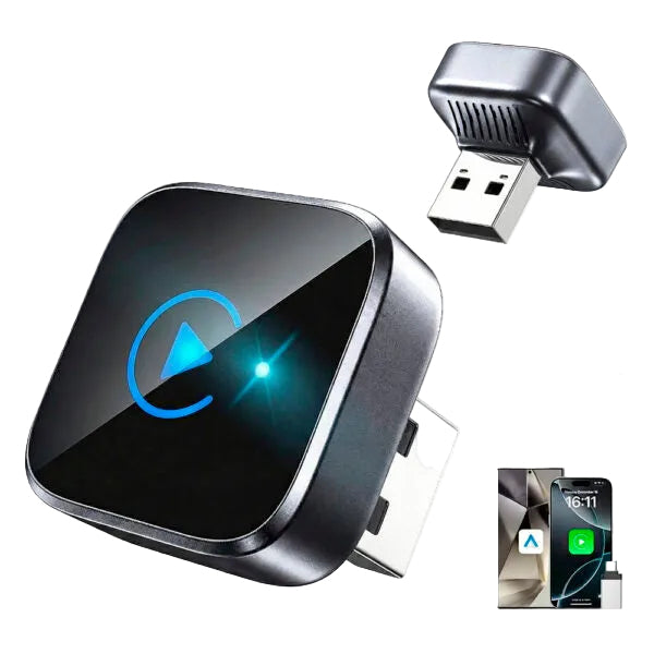 Adaptador Inalámbrico 2 En 1 Para Carplay Y Android Auto