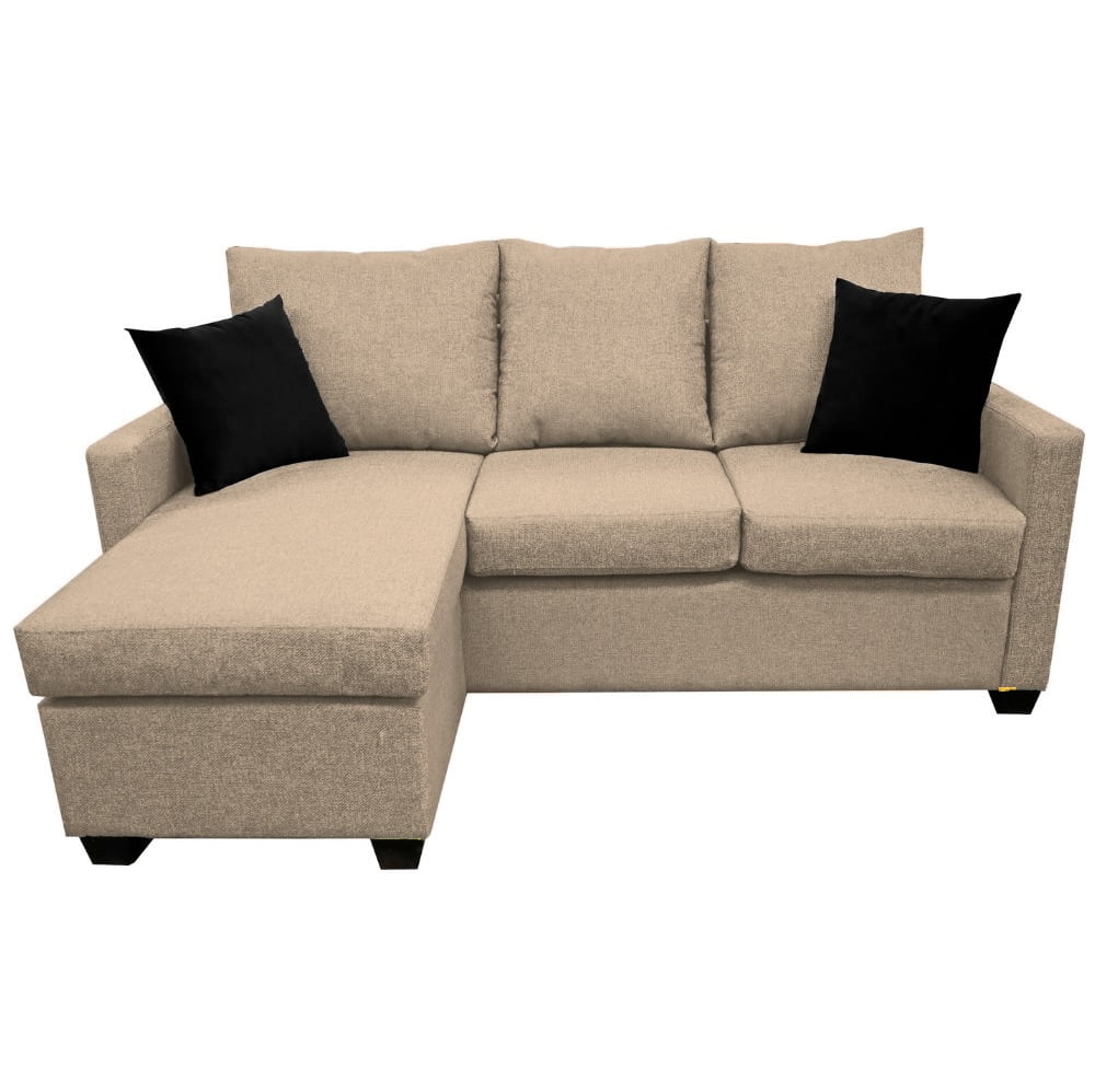 Sala Esquinera El Bazar Store Denver Gris Oxford 200x140 cm Lado derecho e Izquierdo Lino nacional Sofa