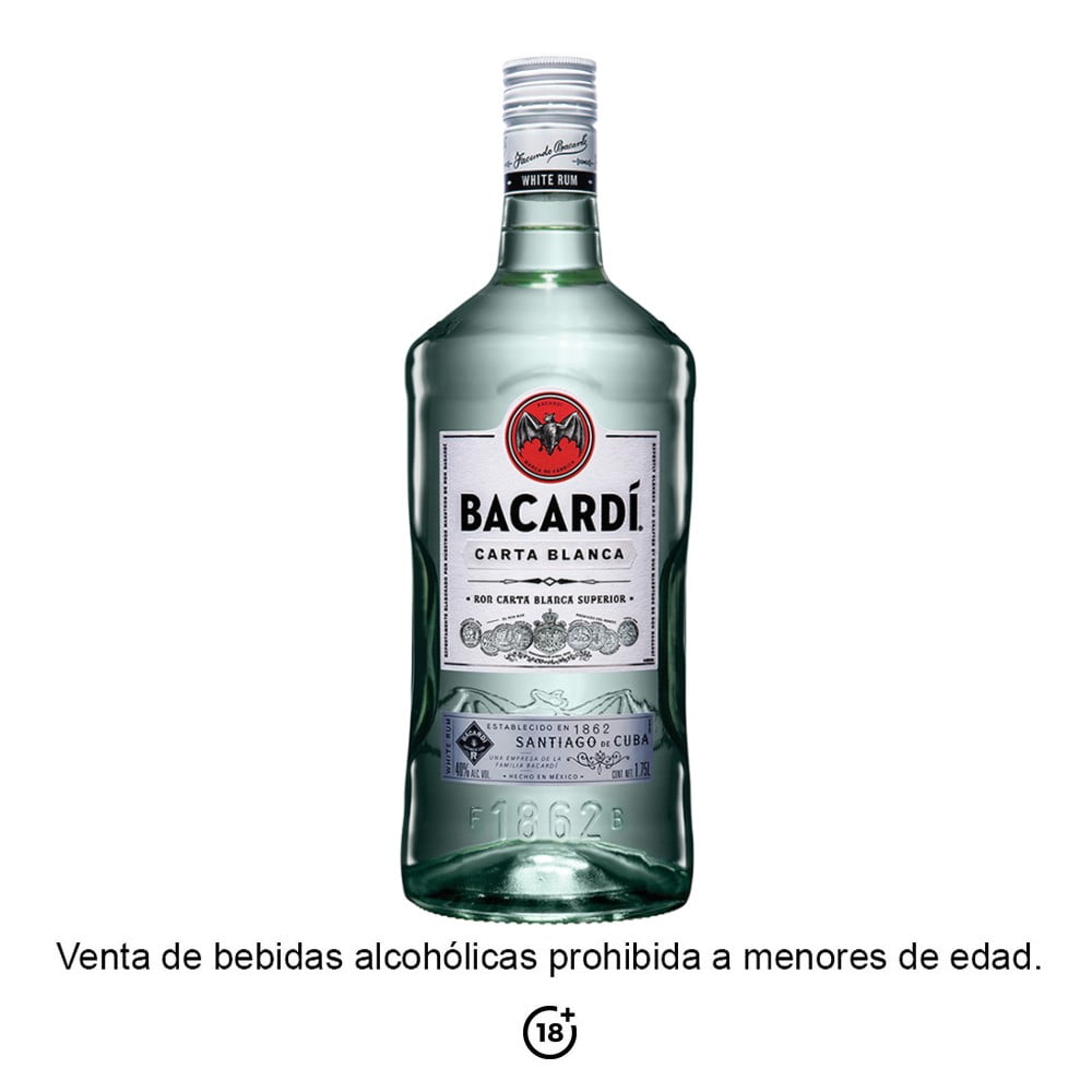 Ron Bacardí Carta Blanca Superior 1.75 L