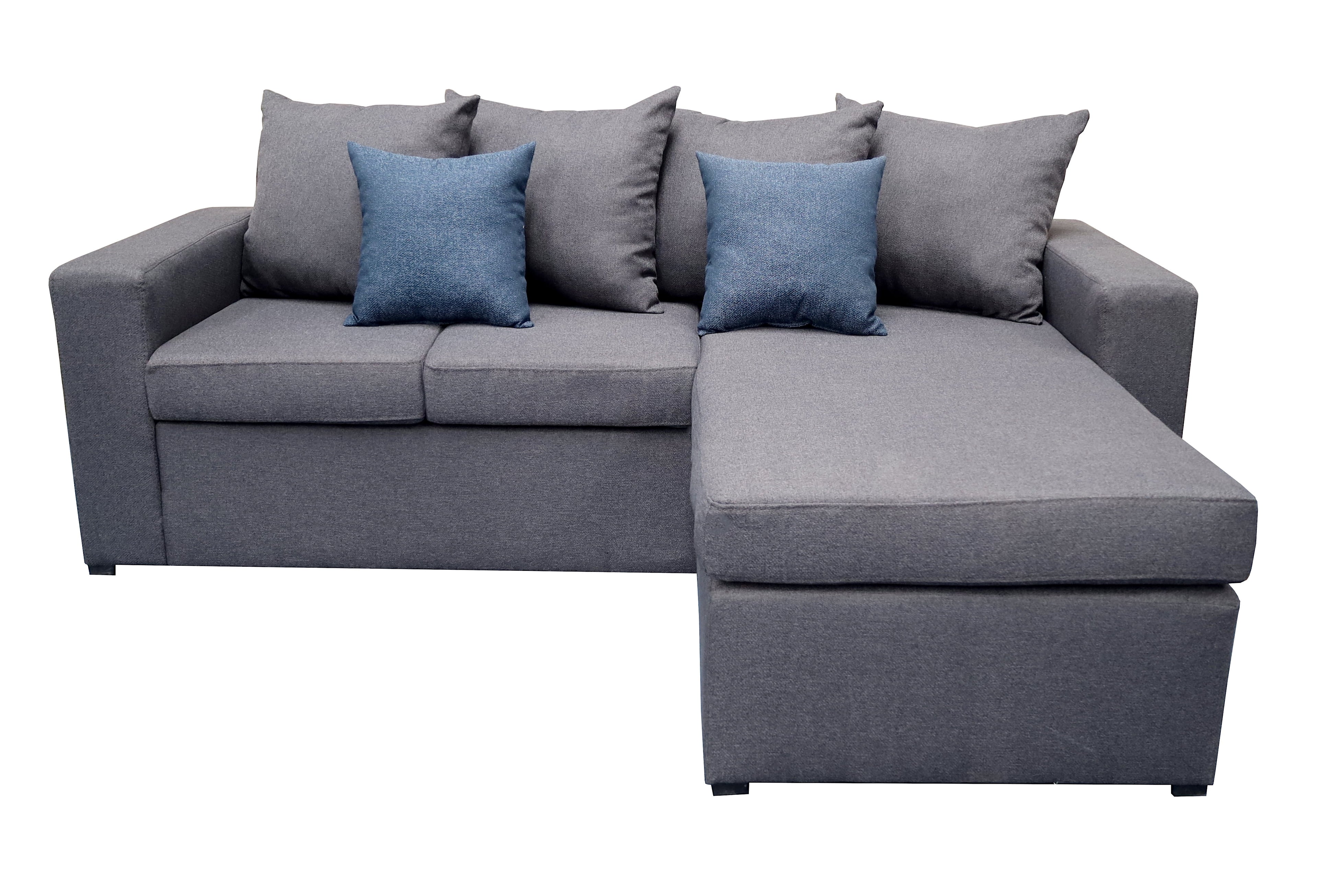 Sala Esquinera EL BAZAR STORE Ares 215x165 cm Lino nacional Gris Oxford