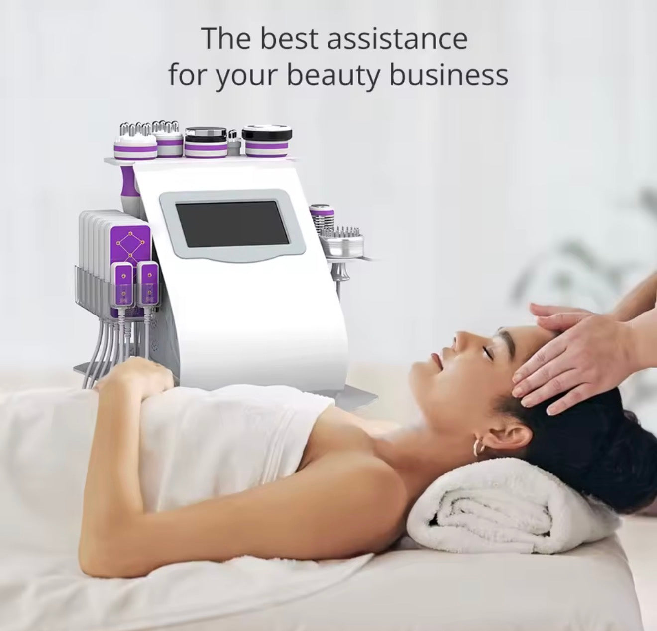 mychway 6 en 1 cavitación 2.0 40K cuerpo vacío esculpido RF máquina de belleza delgada