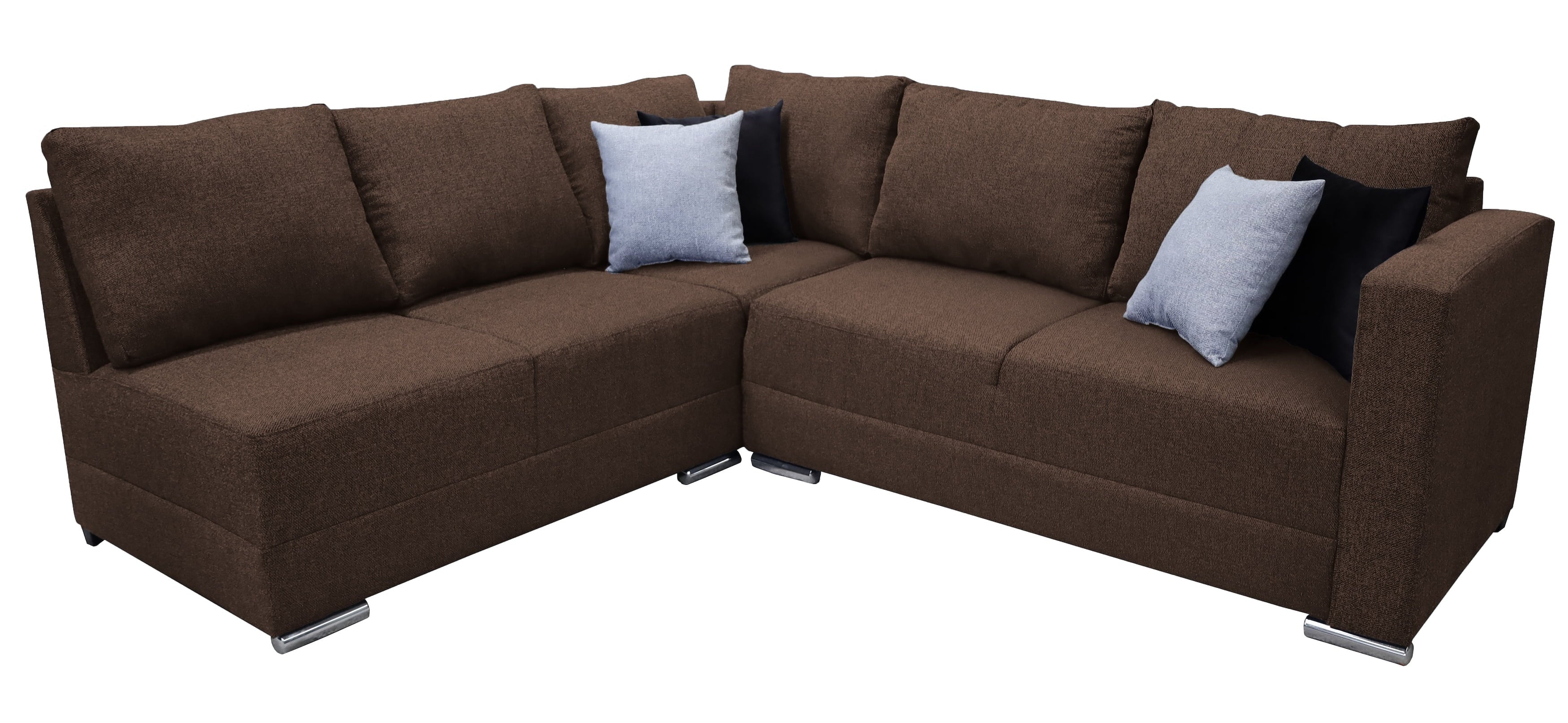 Sala esquinera Tempo 215 x 255 cm Gris Oxford EL BAZAR STORE Sala en esquina