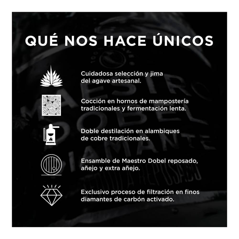 Tequila Maestro Dobel Diamante Cristalino 700 ml