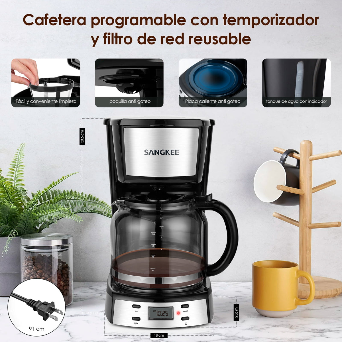Cafetera por Goteo Sangkee