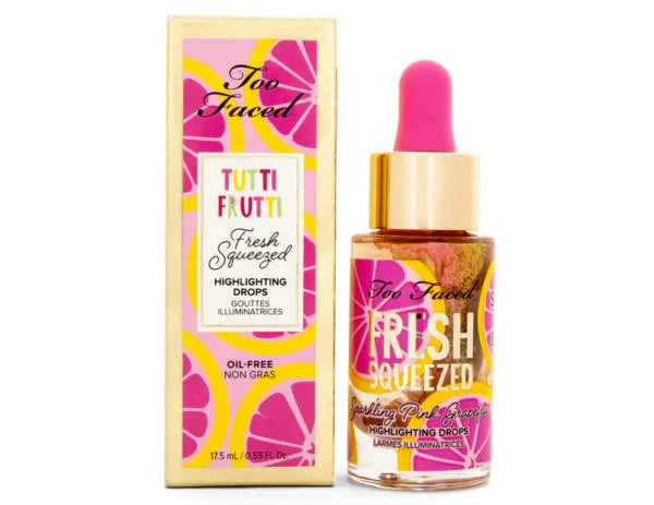TOO FACED TUTTI FRUTTI FRESH SQUEEZED HIGHLIGHTING DROPS “SPARKLING PINK GRAPEFRUIT” 17.5ml