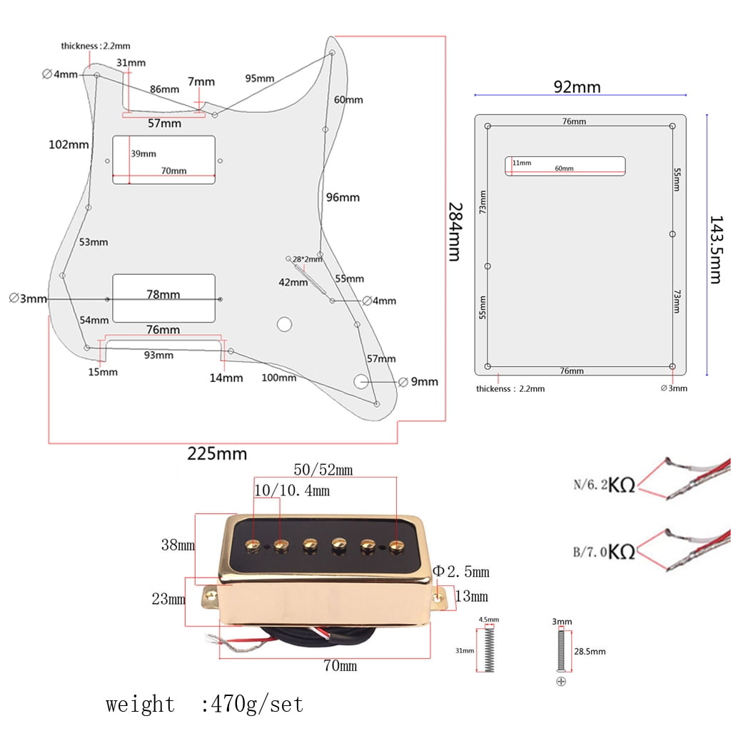 Pickguard Sunnimix