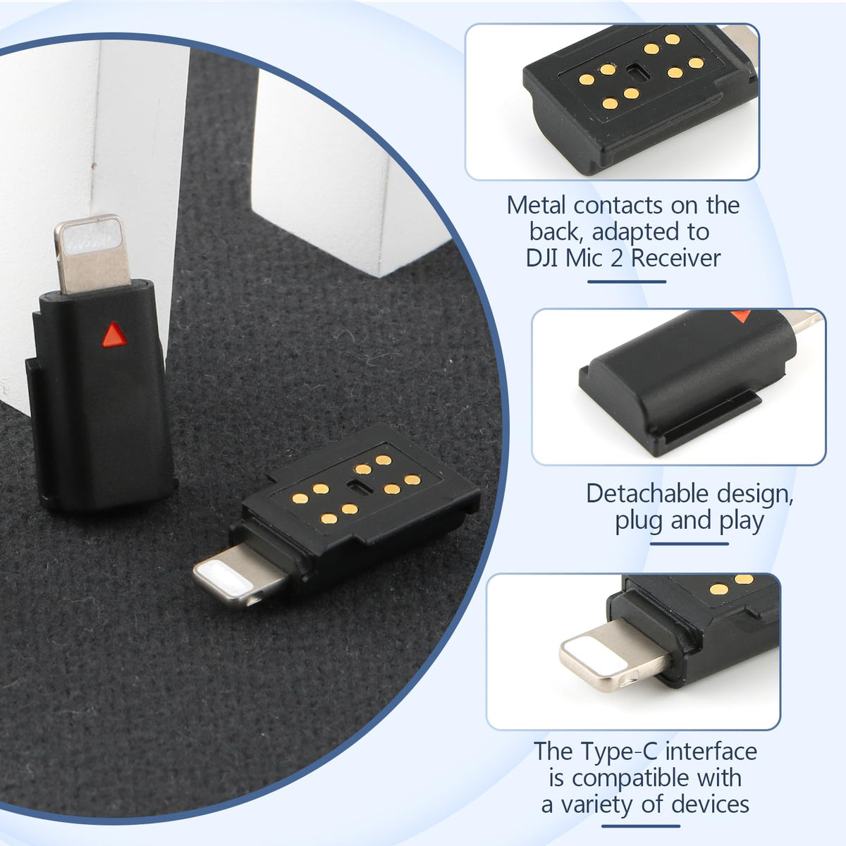 HBIHGHHONG para DJI MIC 2