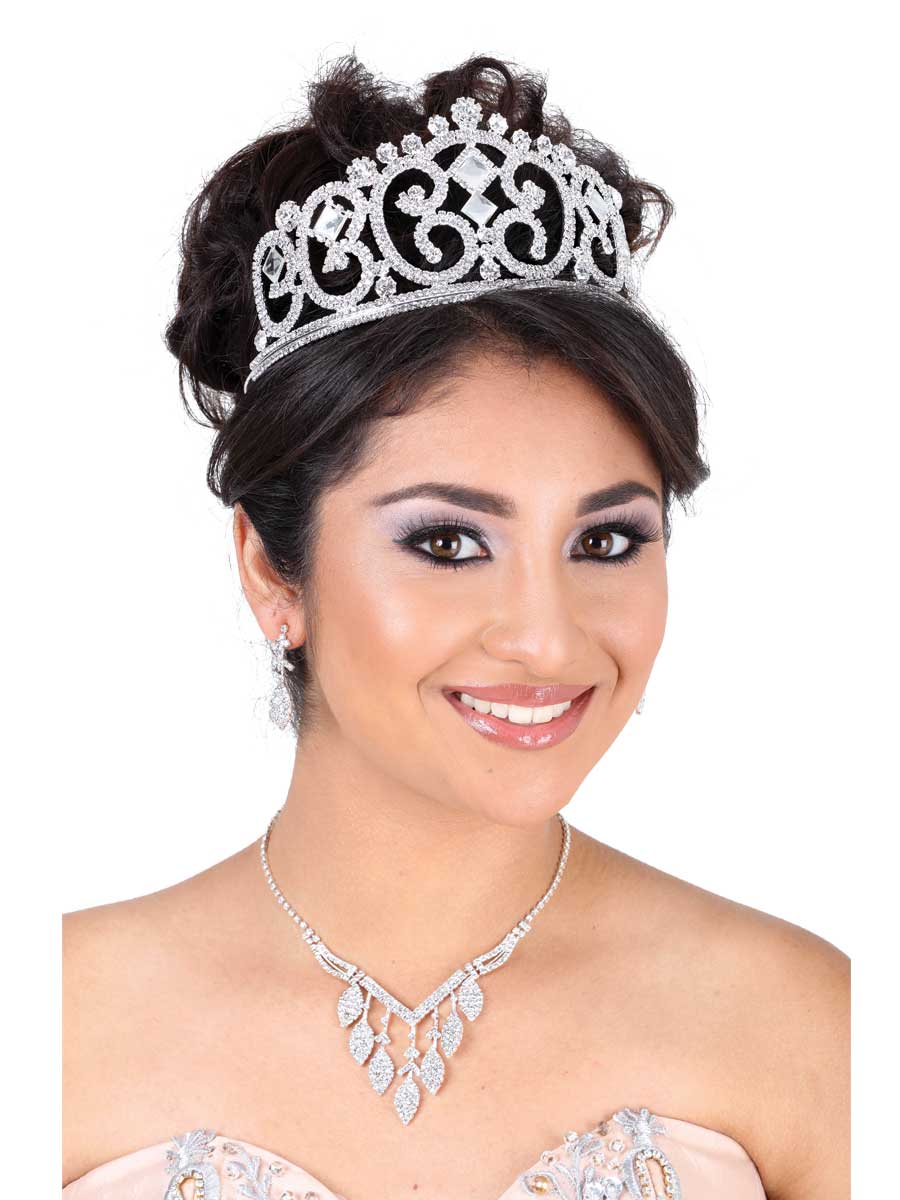 Corona para Quinceañera El General Color Plata 600178