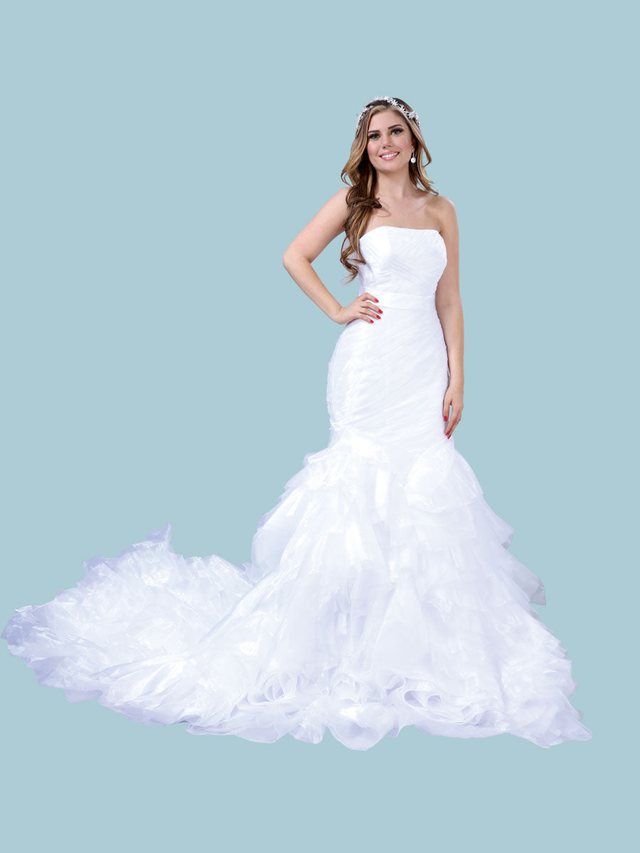 Vestido de Mujer Mis XV Primaveras en 100% Poliéster Color Blanco 601008
