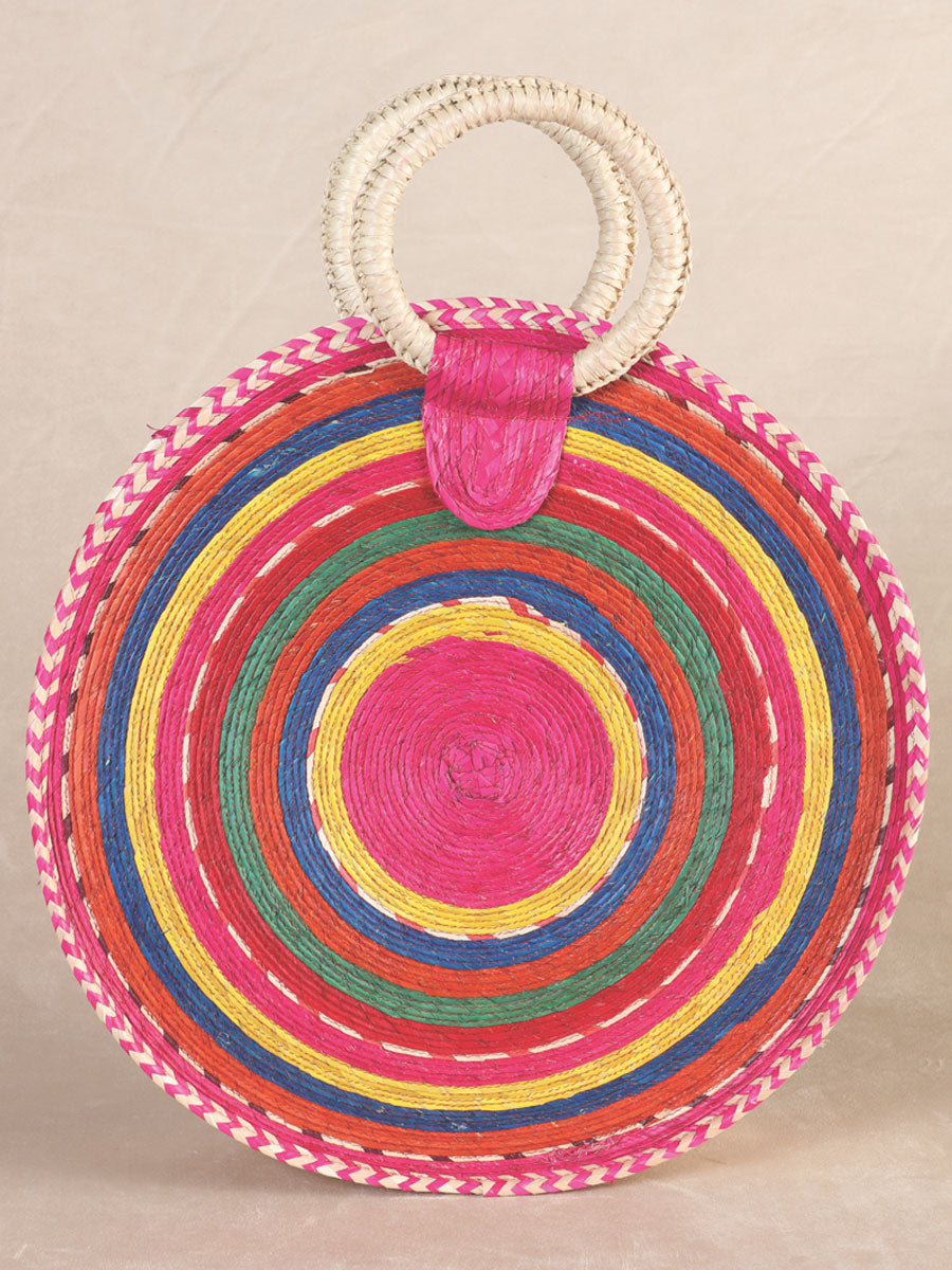 Bolsa de Mujer México Artesanal en 100% PALMA Color Multicolor 602127