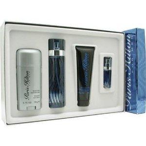 Paris Hilton For Men EDT 100ML+ Miniatura 7.4ML+ Jabón De Cabello Y Cuerpo 90ML+ Desodorante 78G  EDT Set De Caballero 100ML