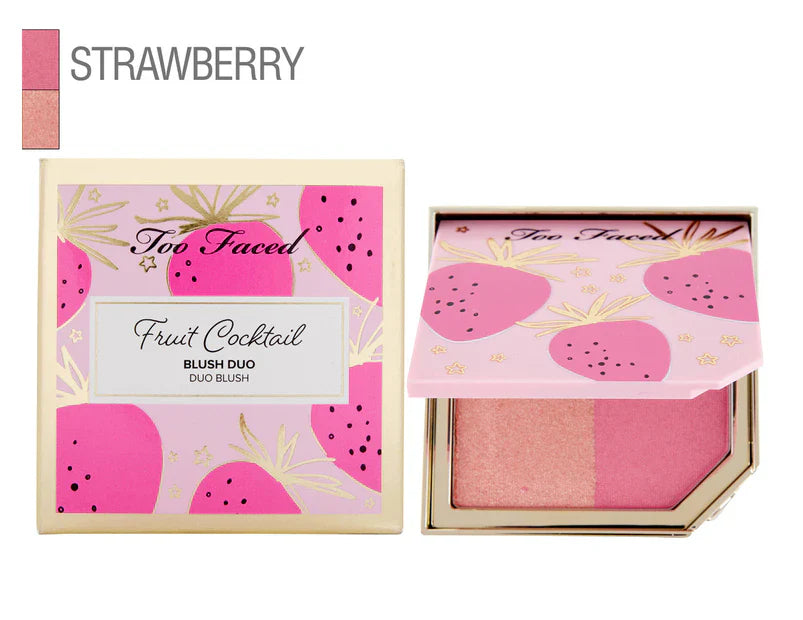 TOO FACED FRUIT COCKTAIL BLUSH DUO "STROBEBERRY" 6.32g