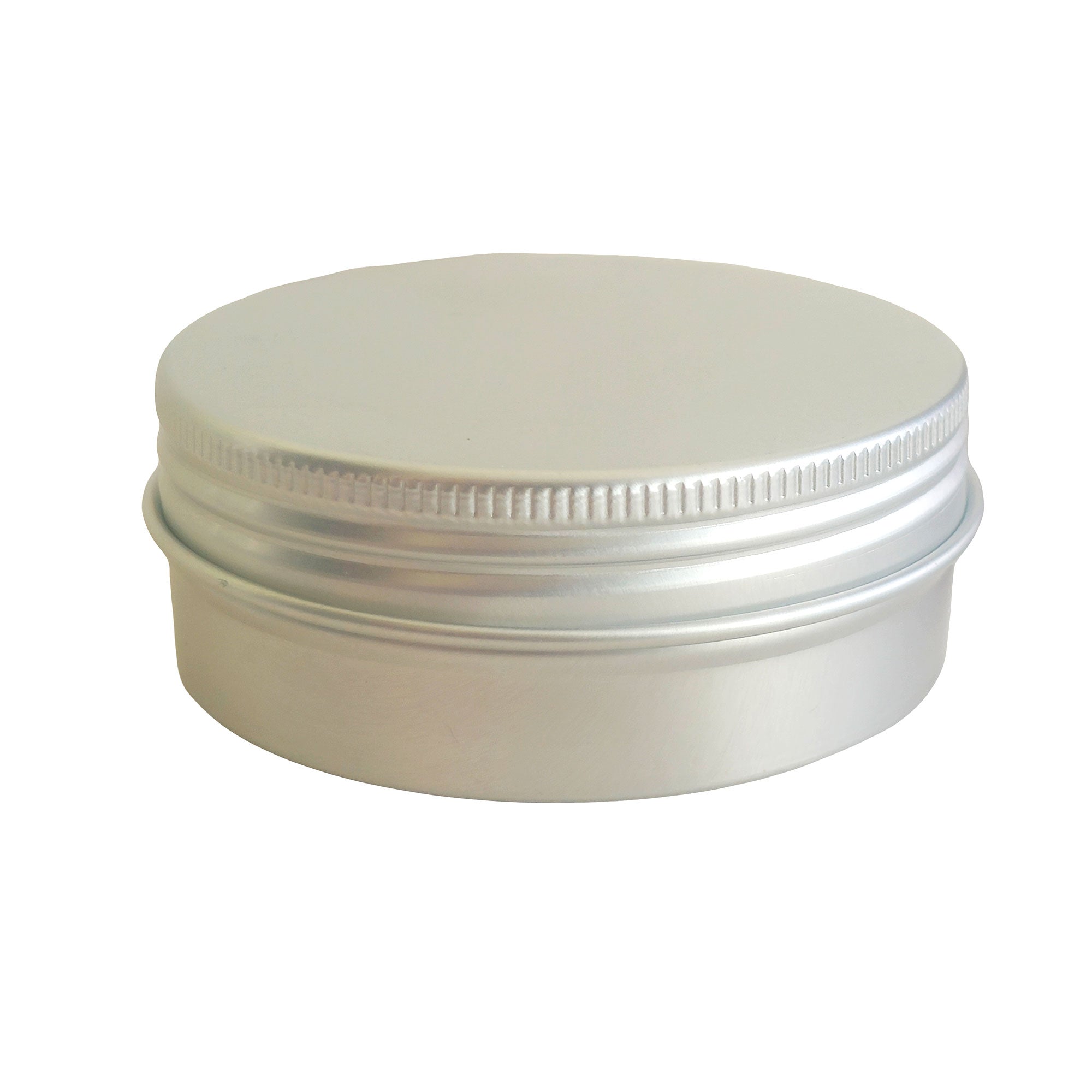 60ml - La Paz Pomadera de Aluminio - Lata de Aluminio - Plata