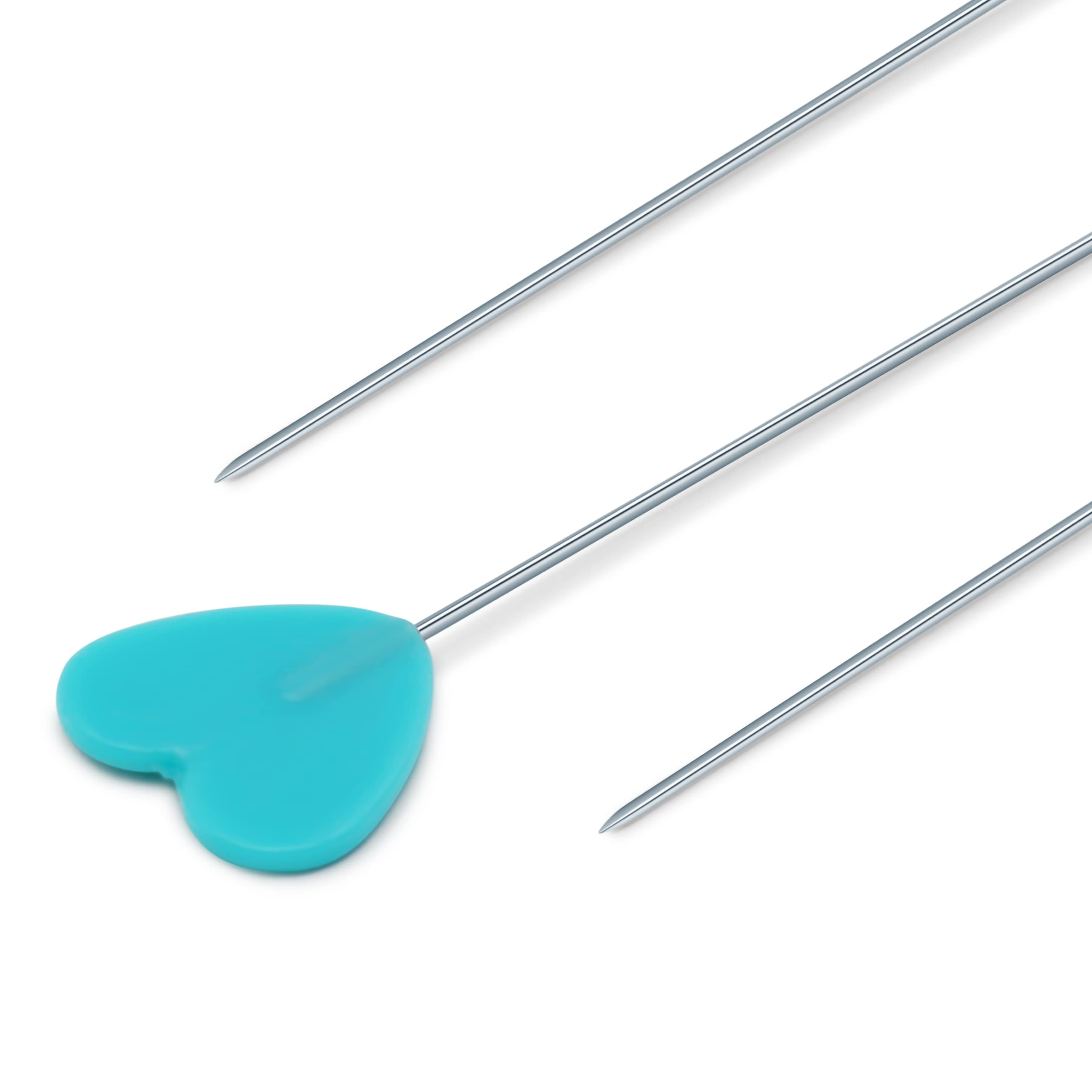 Alfileres Decorativos Dritz con Cabezal en Forma de Corazón - 5 cm (50 unidades)