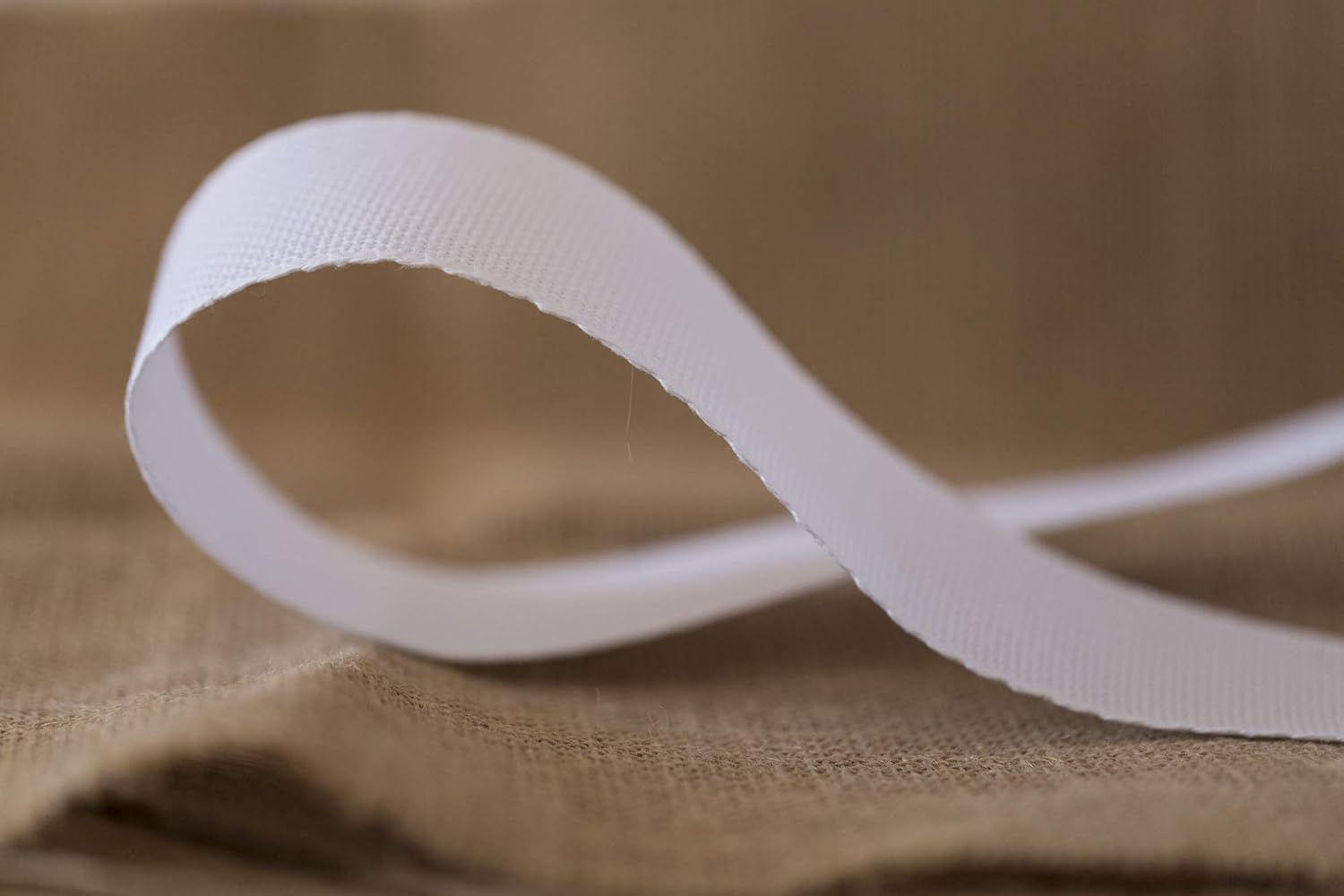 Un Metro de Cinta Aida 14 española 5 cm blanco para Punto de Cruz con borde