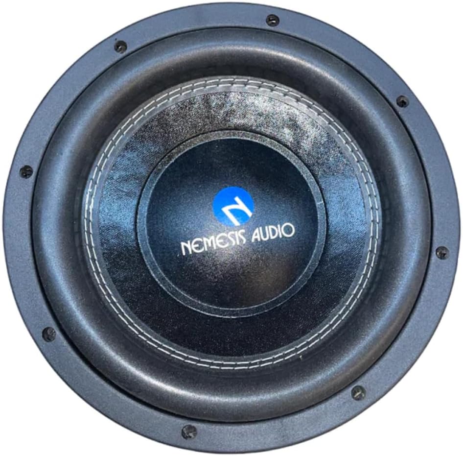 Nemesis Audio NA-10D4 10 500W RMS doble bobina de voz de 4 ohmios DVC subwoofer de audio para coche