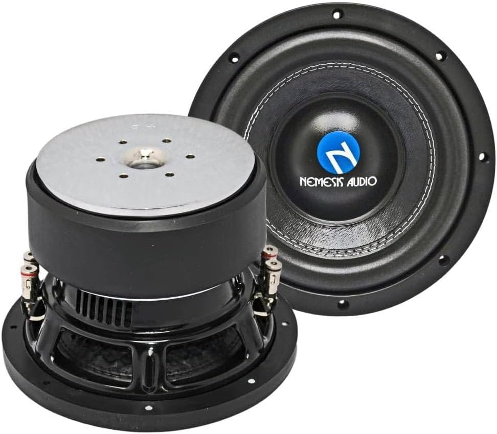 Nemesis NA-8EV.2 D4 1000 W Max 8 pulgadas doble bobina de voz de 4 ohmios DVC altavoz de audio para coche