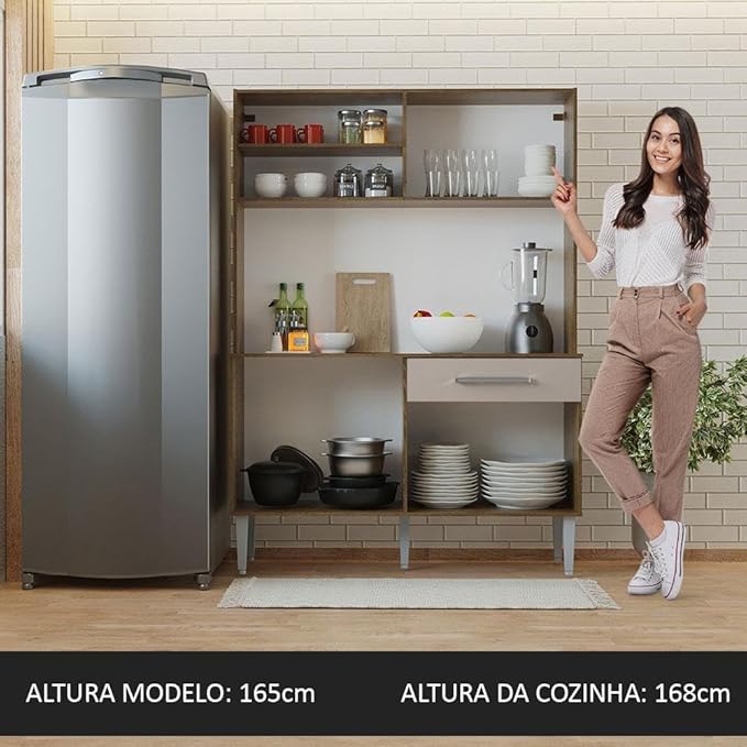 Madesa Mueble de Cocina Compacto 120cm