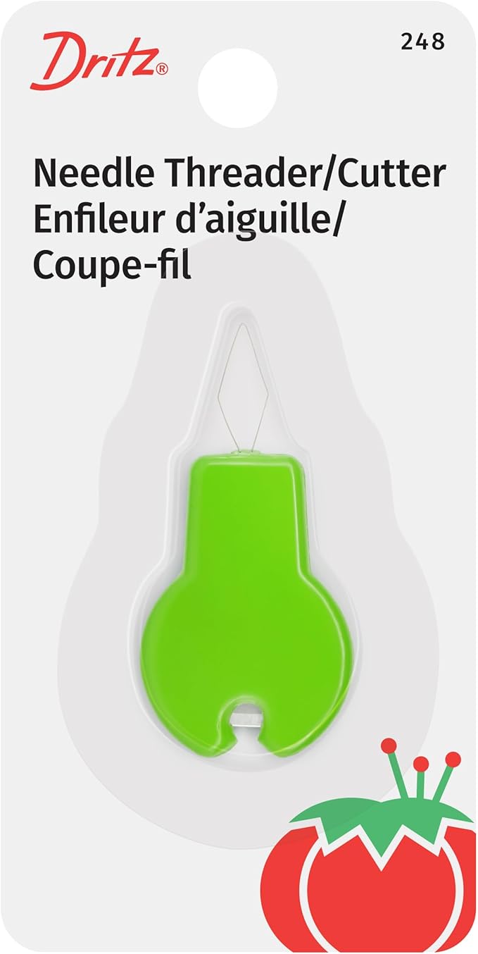 Enhebrador y Cortador 2 en 1 Verde Dritz