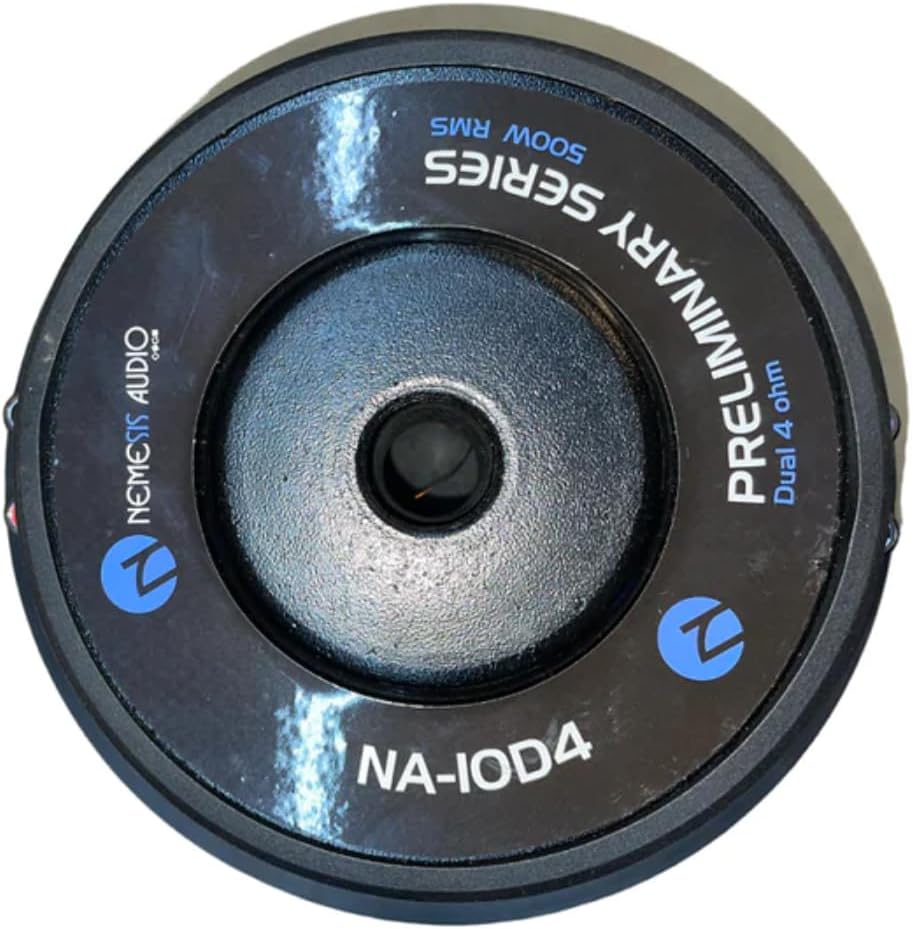 Nemesis Audio NA-10D4 10 500W RMS doble bobina de voz de 4 ohmios DVC subwoofer de audio para coche