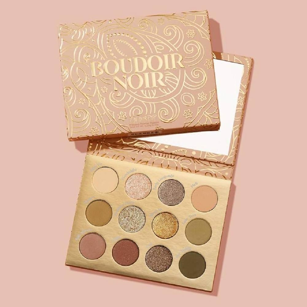 COLOURPOP BOUDOIR NOIR PRESSED POWDER PALETTE