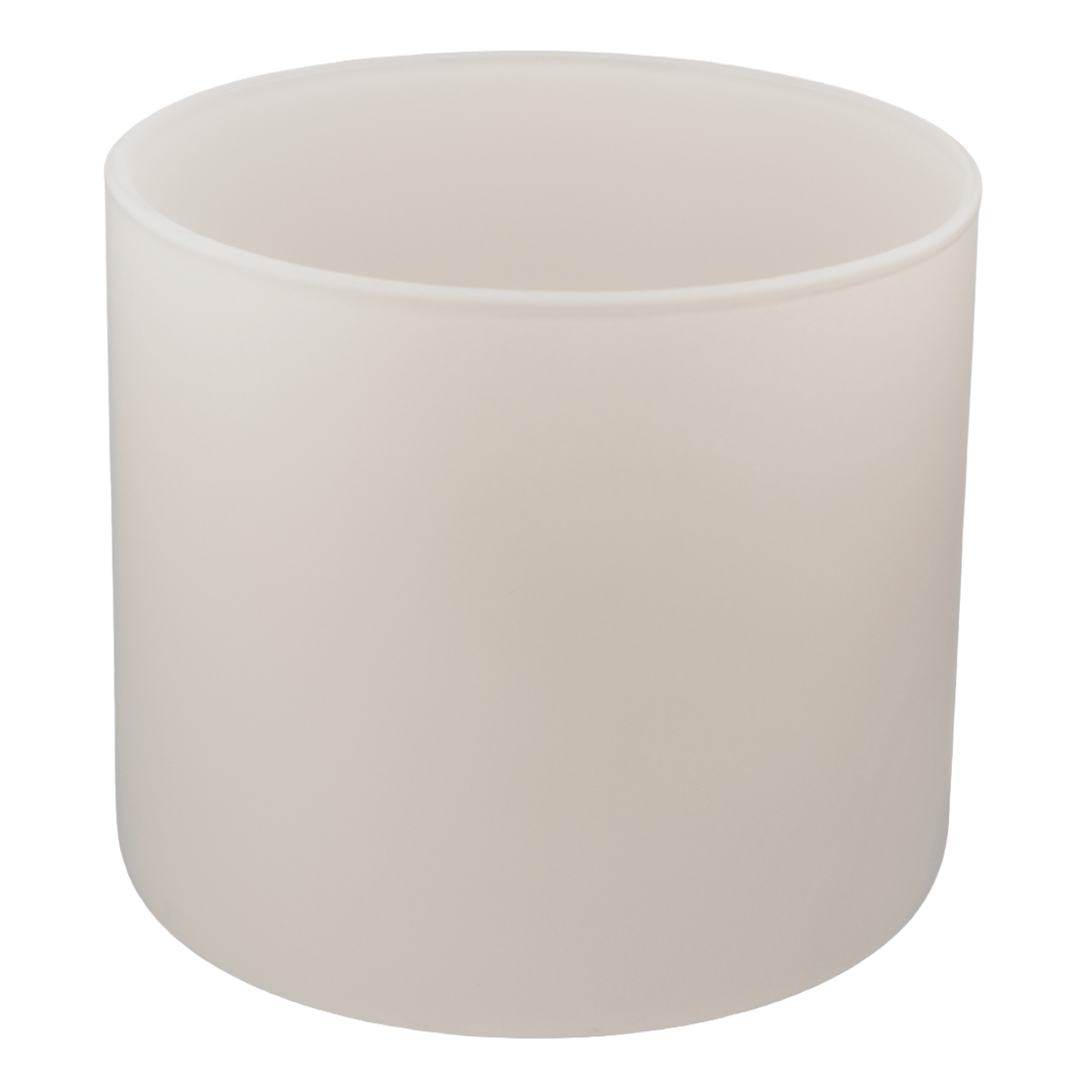 620ml - Mónaco Vaso de vidrio para velas - Inspirado en Bath Body Works® / White Barn® - Frasco Blanco / Beige