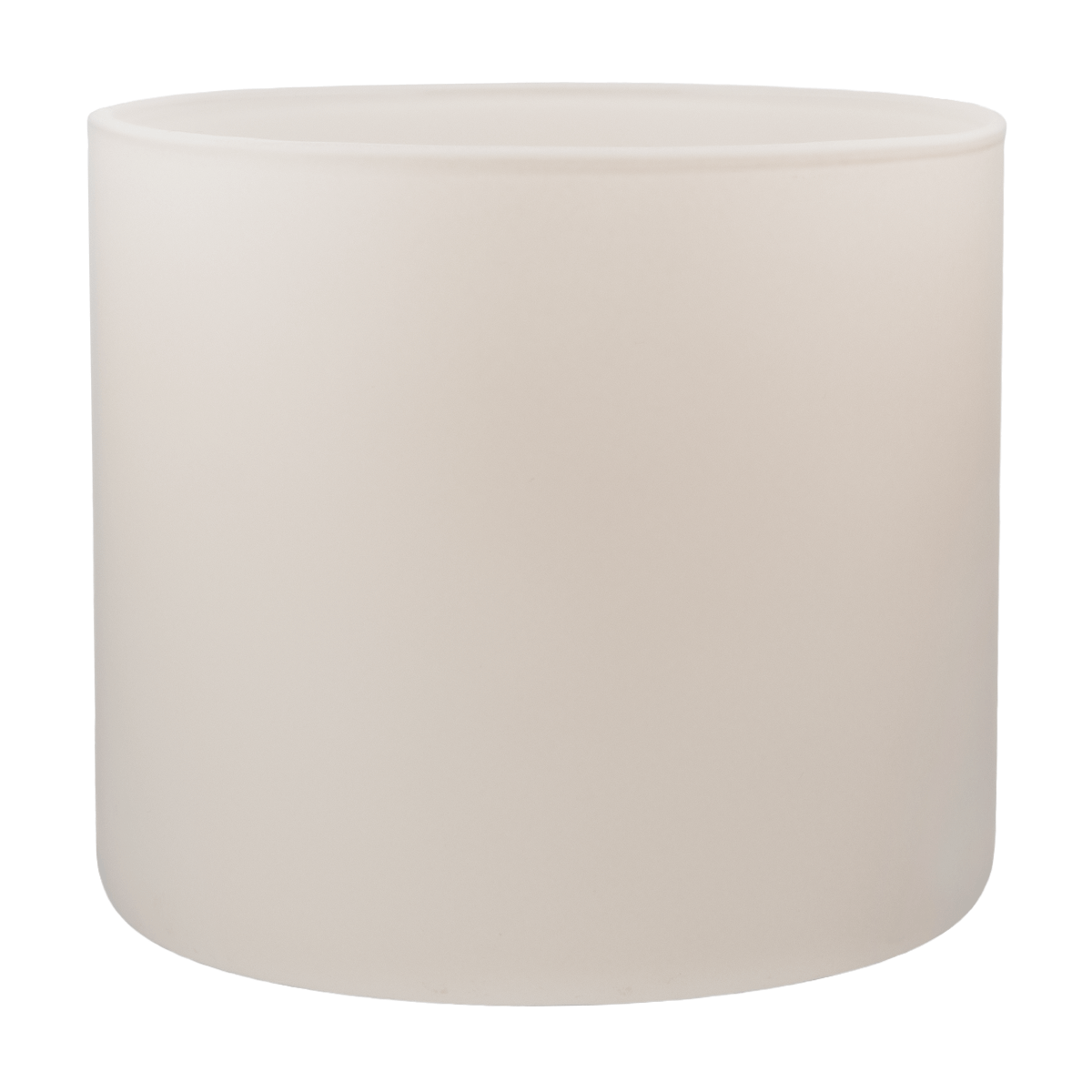 620ml - Mónaco Vaso de vidrio para velas - Inspirado en Bath Body Works® / White Barn® - Frasco Blanco / Beige