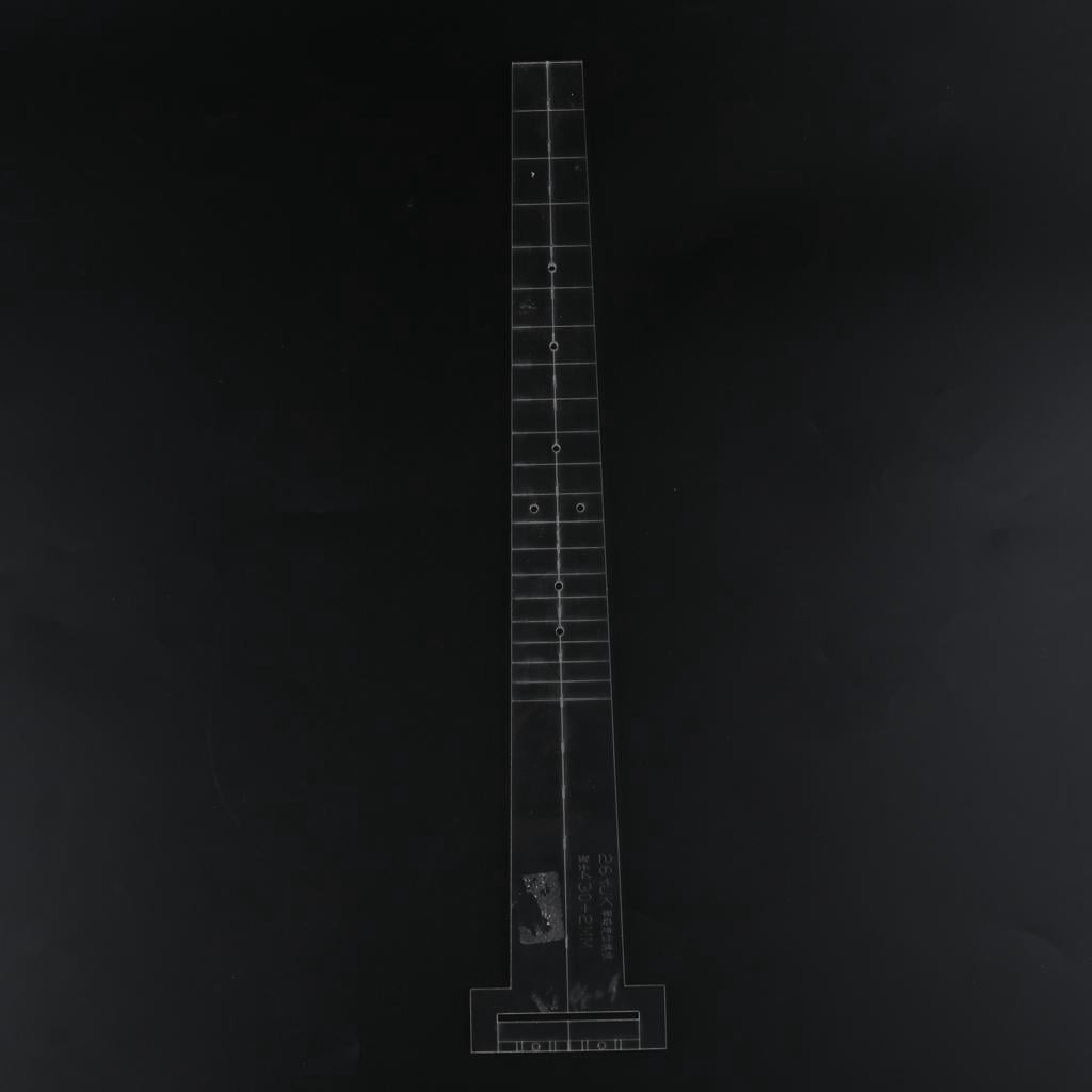 Plantilla de puente de guitarra