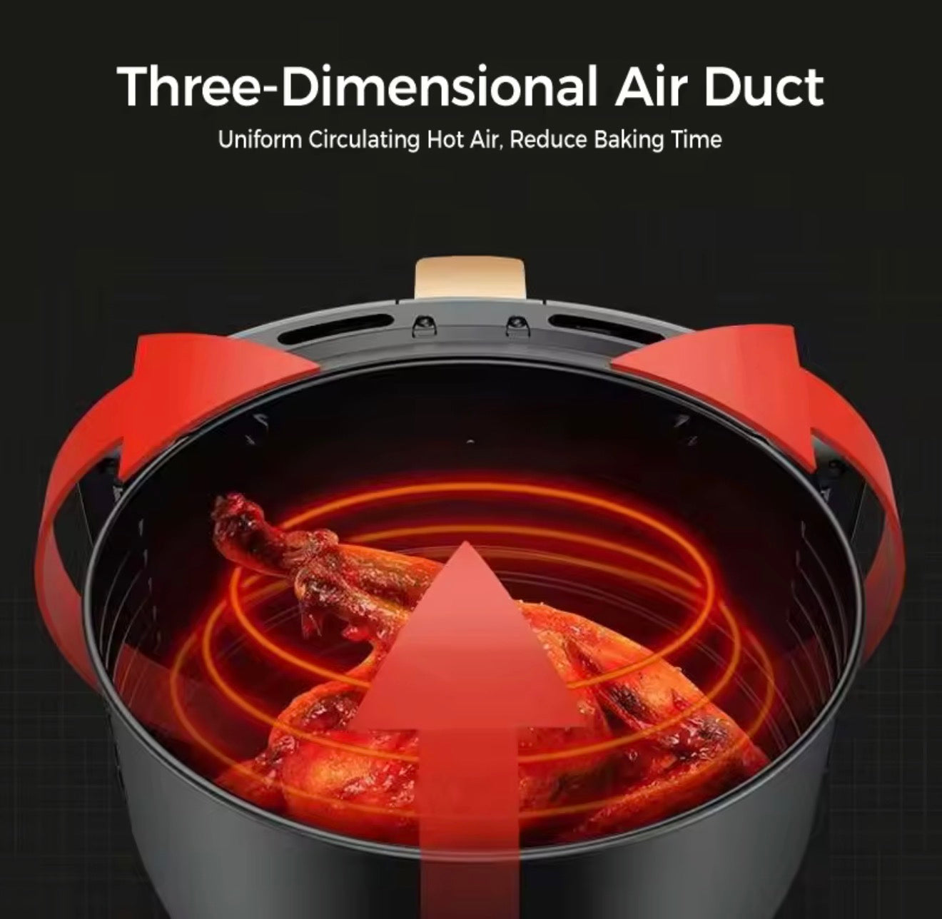 Freidora de aire multifuncional