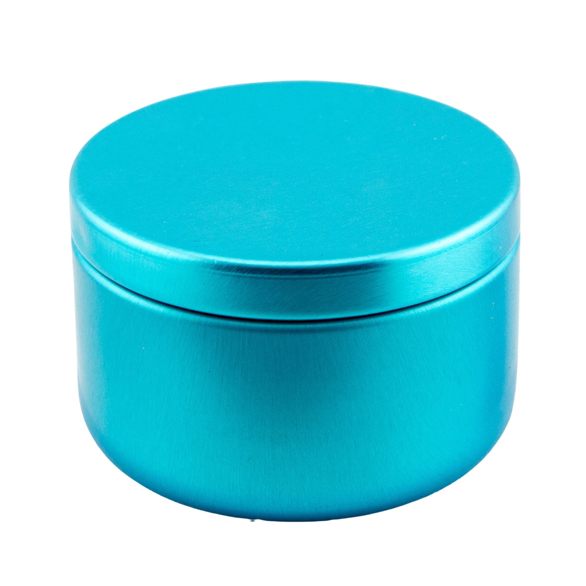 EOL - 65ml - Tokio Lata de Aluminio Redondo para Velas - Frasco Azul Claro
