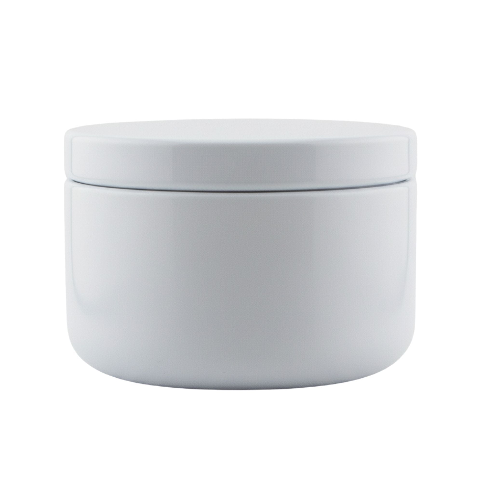 EOL - 65ml - Tokio Lata de Aluminio Redondo para Velas - Frasco Blanco Brillante