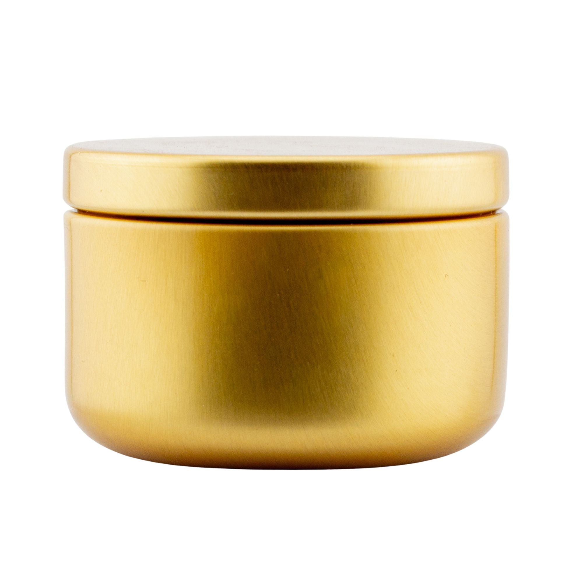 EOL - 65ml - Tokio Lata de Aluminio Redondo para Velas - Frasco Dorado