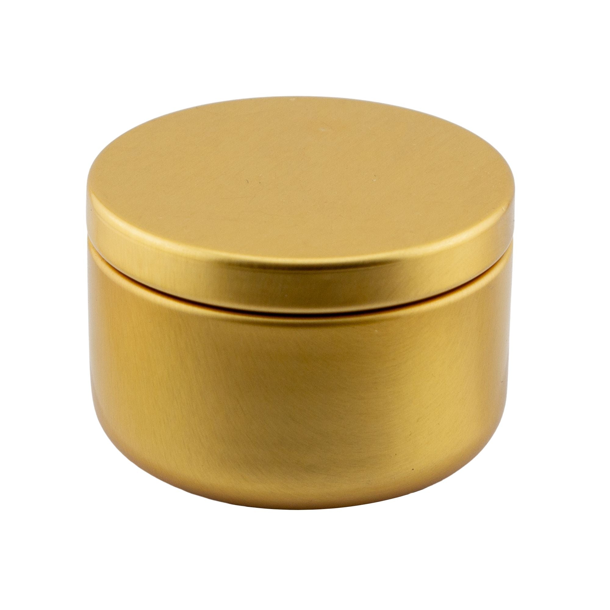 EOL - 65ml - Tokio Lata de Aluminio Redondo para Velas - Frasco Dorado