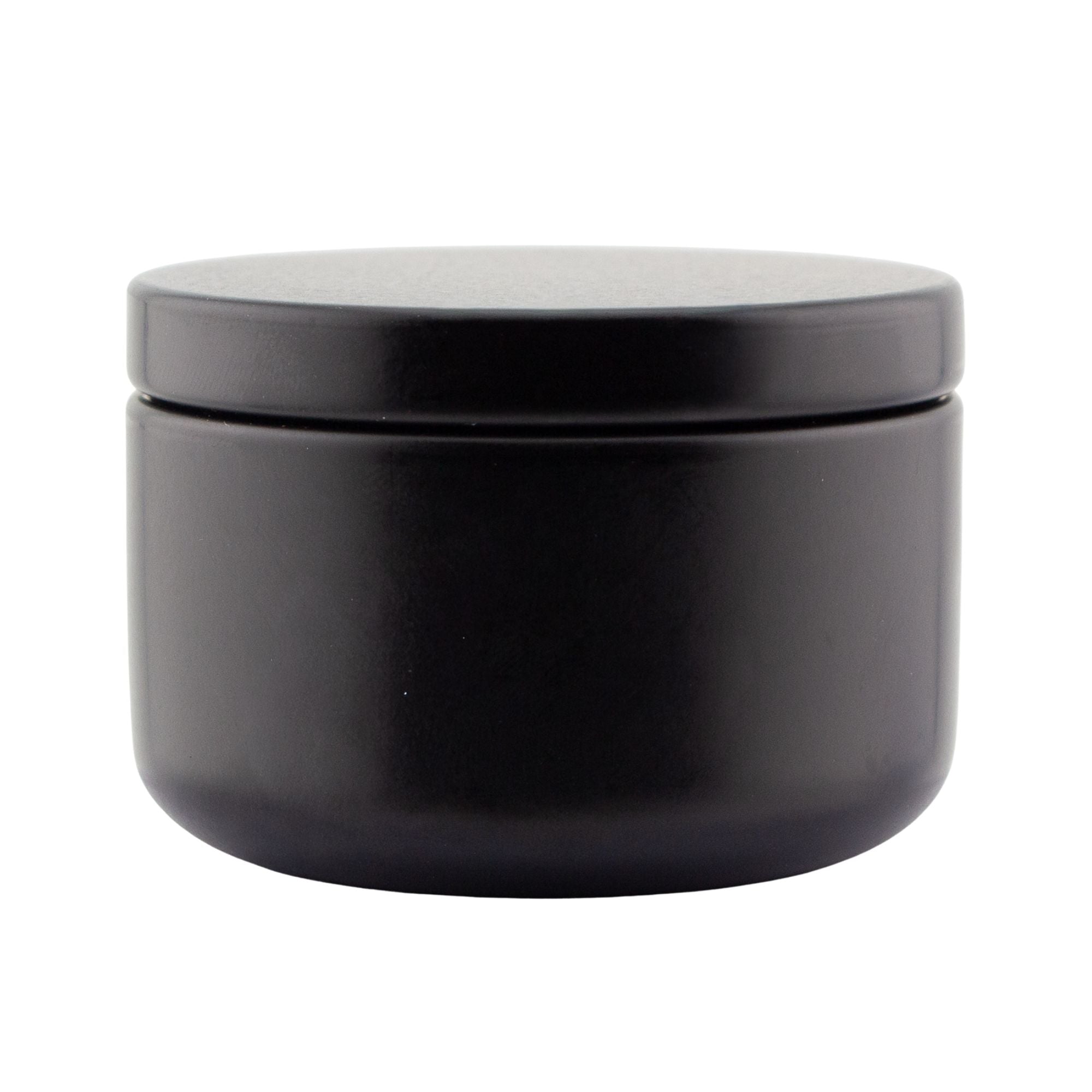 EOL - 65ml - Tokio Lata de Aluminio Redondo para Velas - Frasco Negro Mate