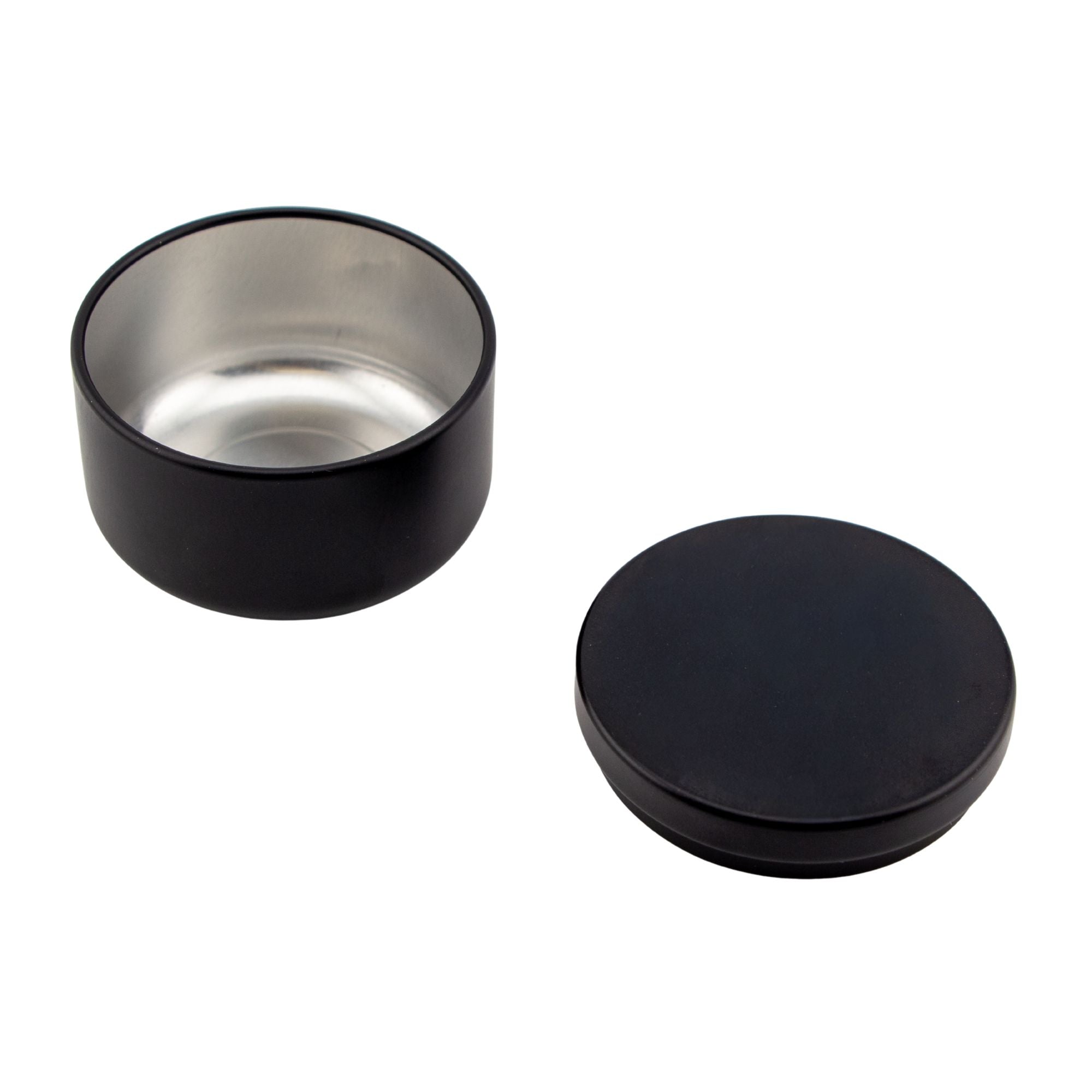 EOL - 65ml - Tokio Lata de Aluminio Redondo para Velas - Frasco Negro Mate