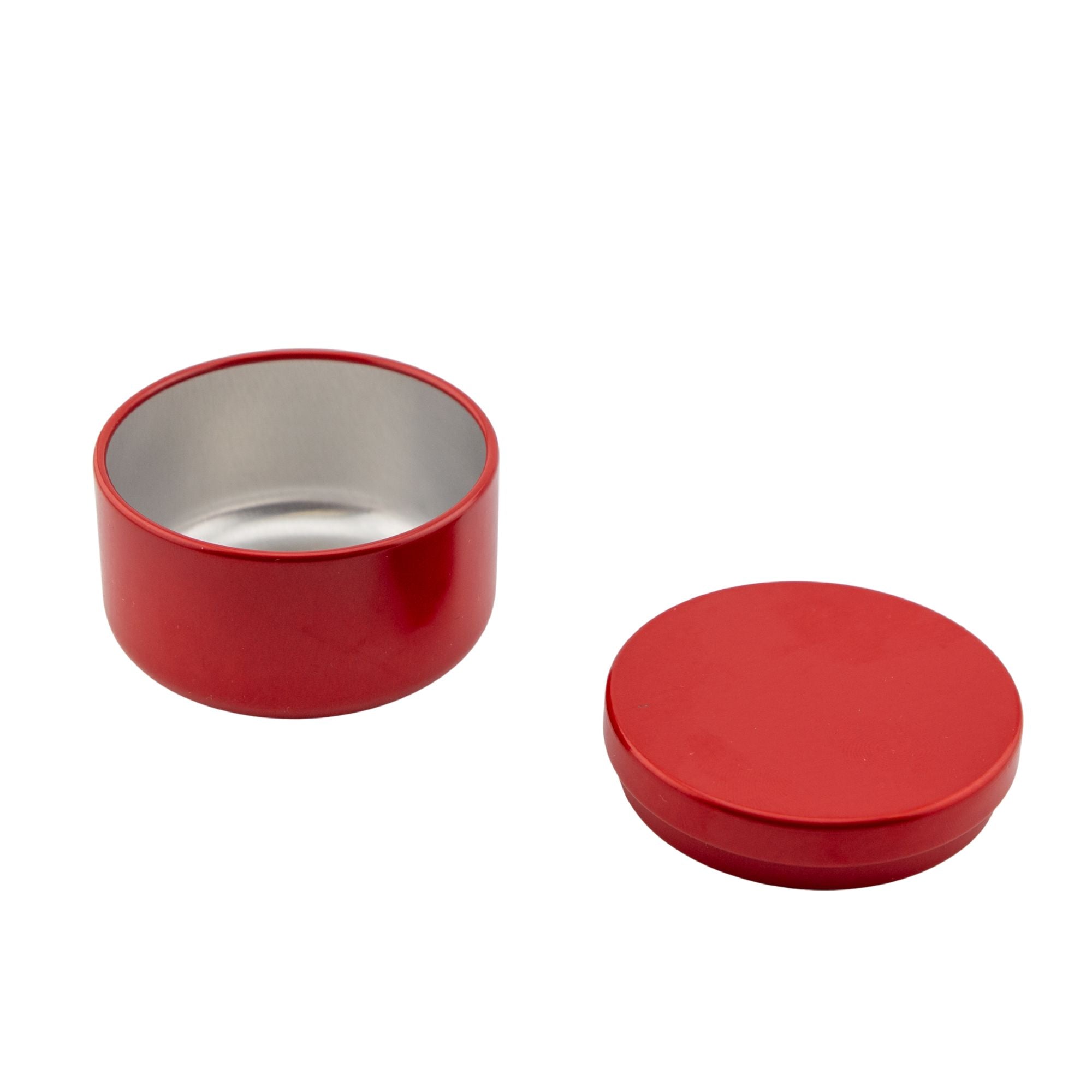 EOL - 65ml - Tokio Lata de Aluminio Redondo para Velas - Frasco Rojo Brillante