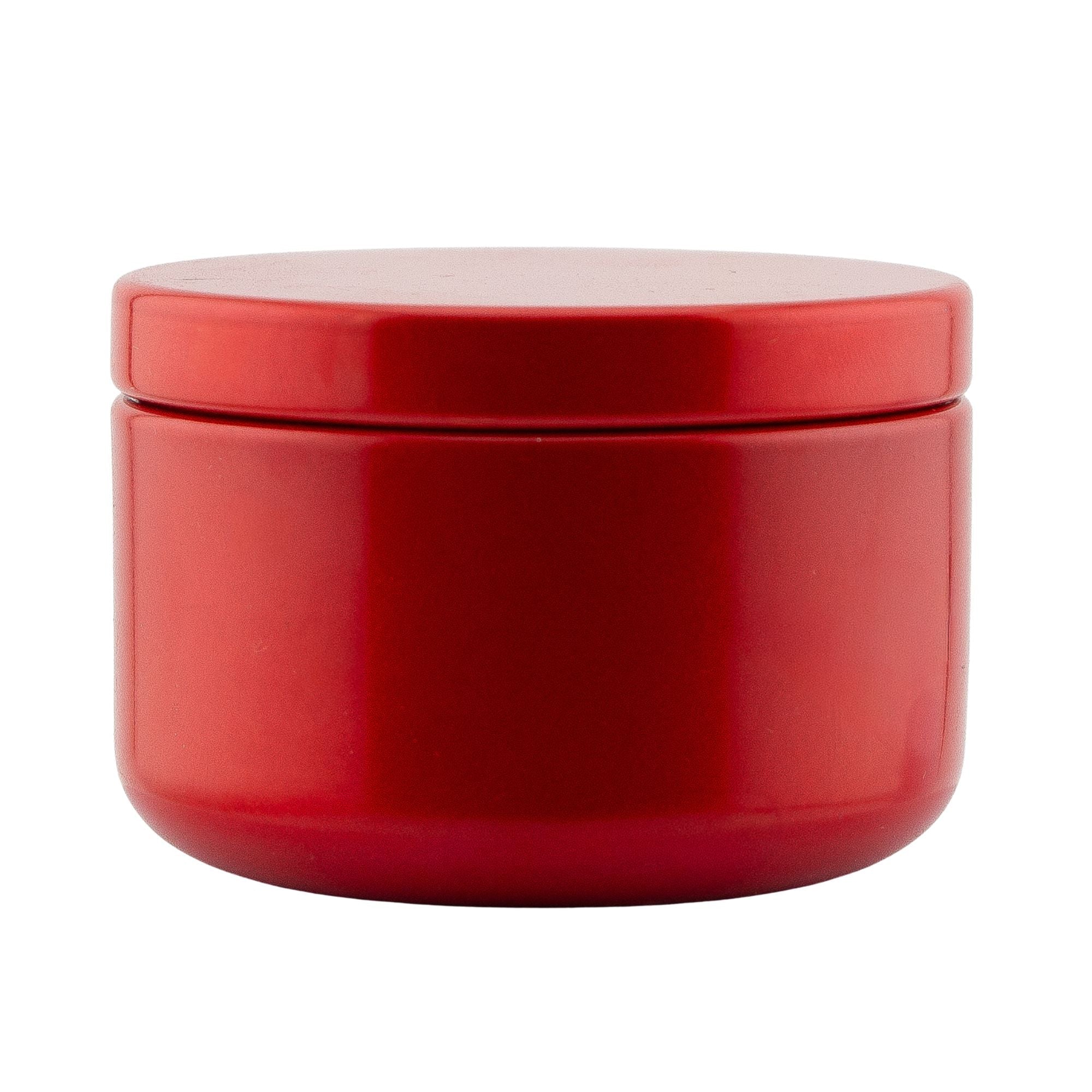 EOL - 65ml - Tokio Lata de Aluminio Redondo para Velas - Frasco Rojo Brillante