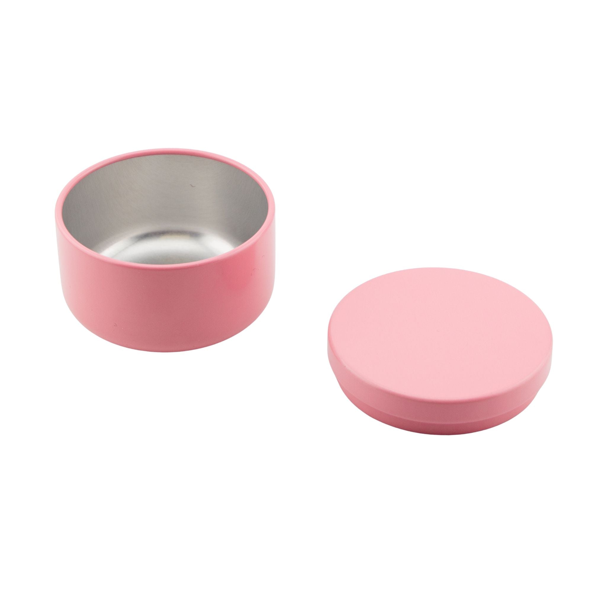 EOL - 65ml - Tokio Lata de Aluminio Redondo para Velas - Frasco Rosa Pastel Brillante