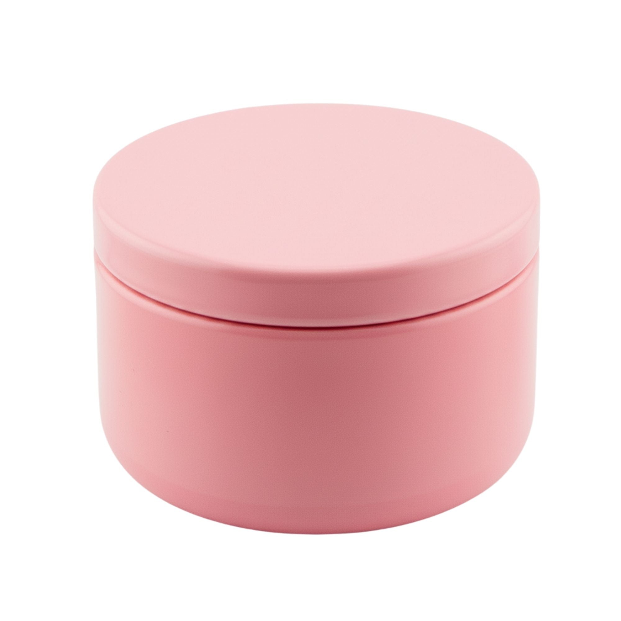 EOL - 65ml - Tokio Lata de Aluminio Redondo para Velas - Frasco Rosa Pastel Brillante