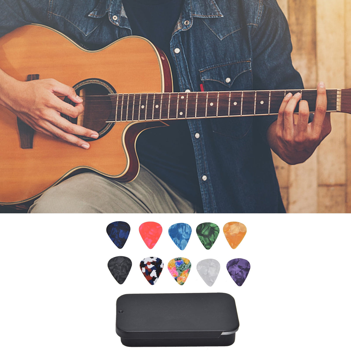Púas Para Guitarra 10 Piezas