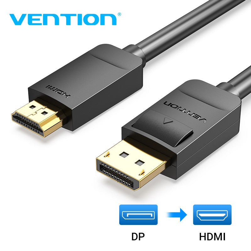 Salida De Vídeo Displayport A Hdmi Cable Dp Macho 1080P Full Hd