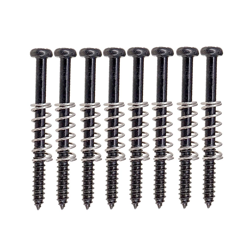 Yuyangstore Negro Tornillos y Resortes