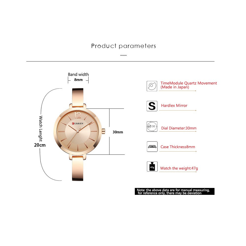 Curren reloj de cuarzo