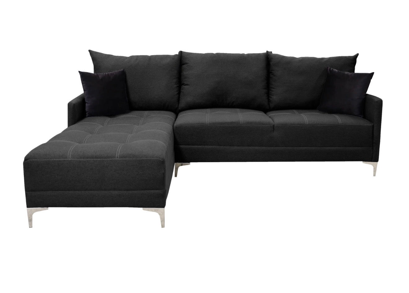 Sala Esquinera El Bazar Store Caslon lino Gris Oxford 260x180 cm