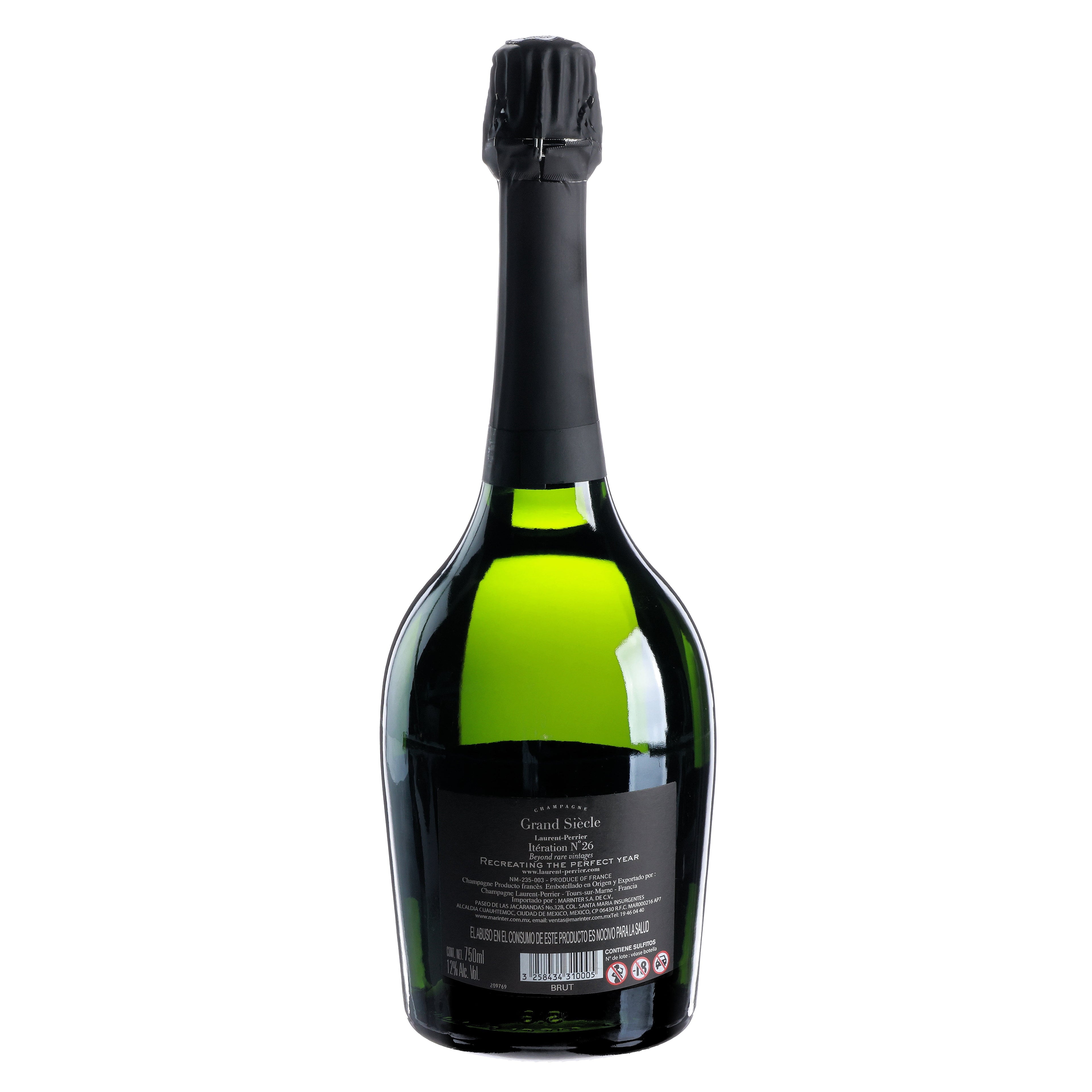 Champagne Laurent Perrier Grand Siècle de 750 ml LAURENT PERRIER MARINTER Iteración N° 26