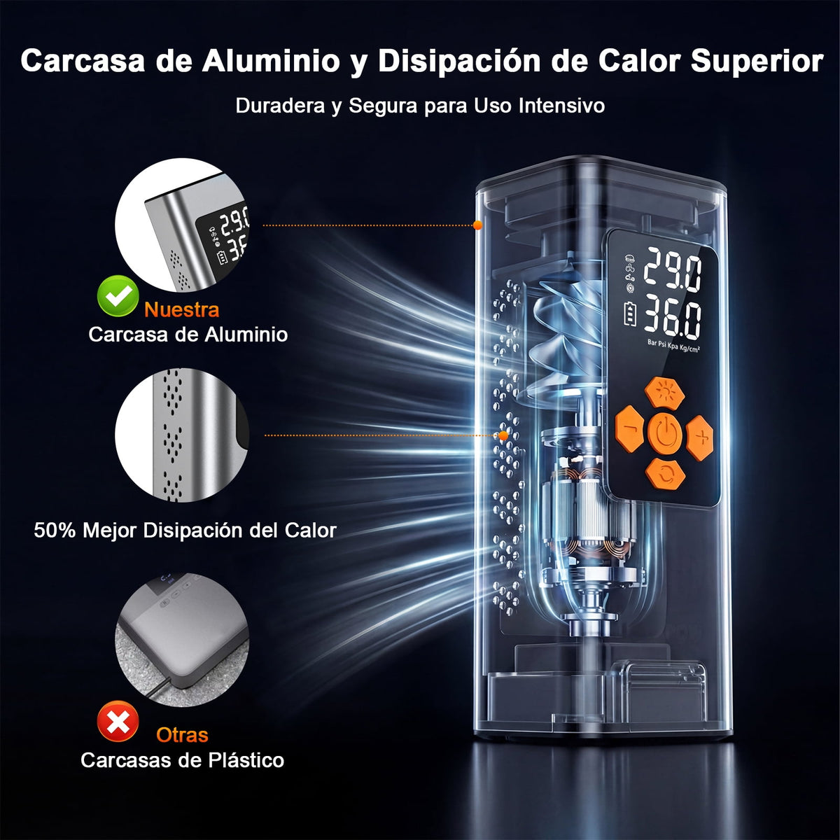 Inflador de Neumáticos NEXPOW