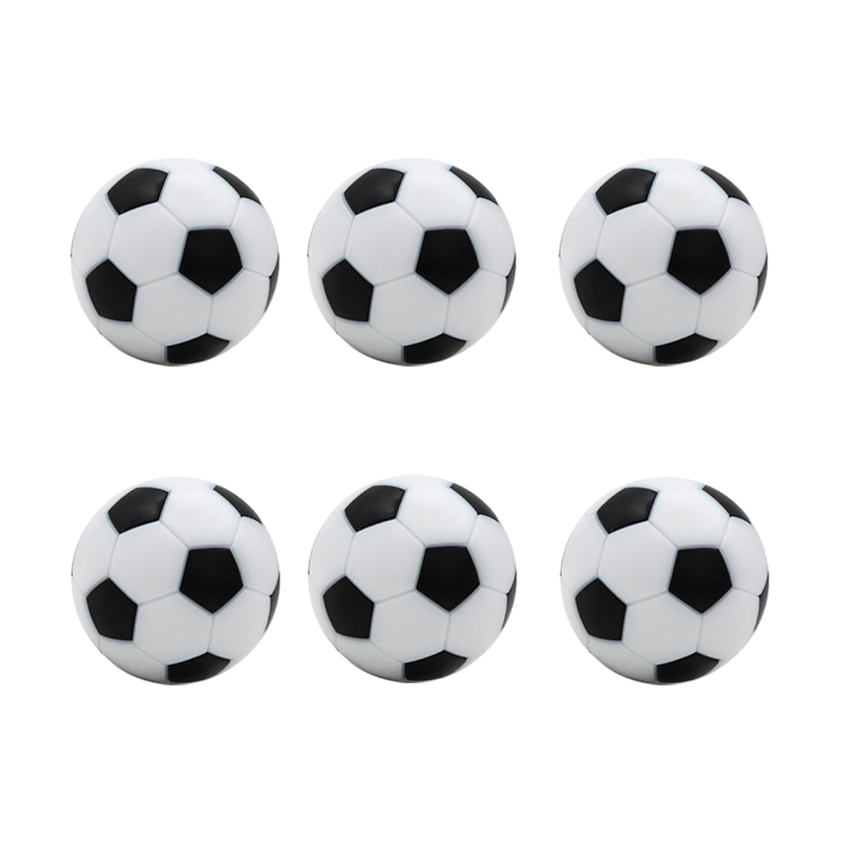 6 Pelotas Para Futbolito Con Diseño De Balón
