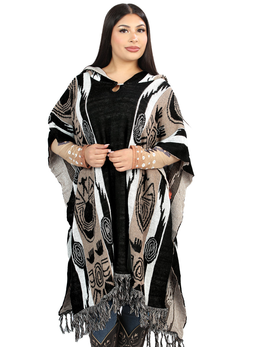 Chamarra de Mujer El General Western Wear SYG-2716 Artesanal en Tela Color Café 702035