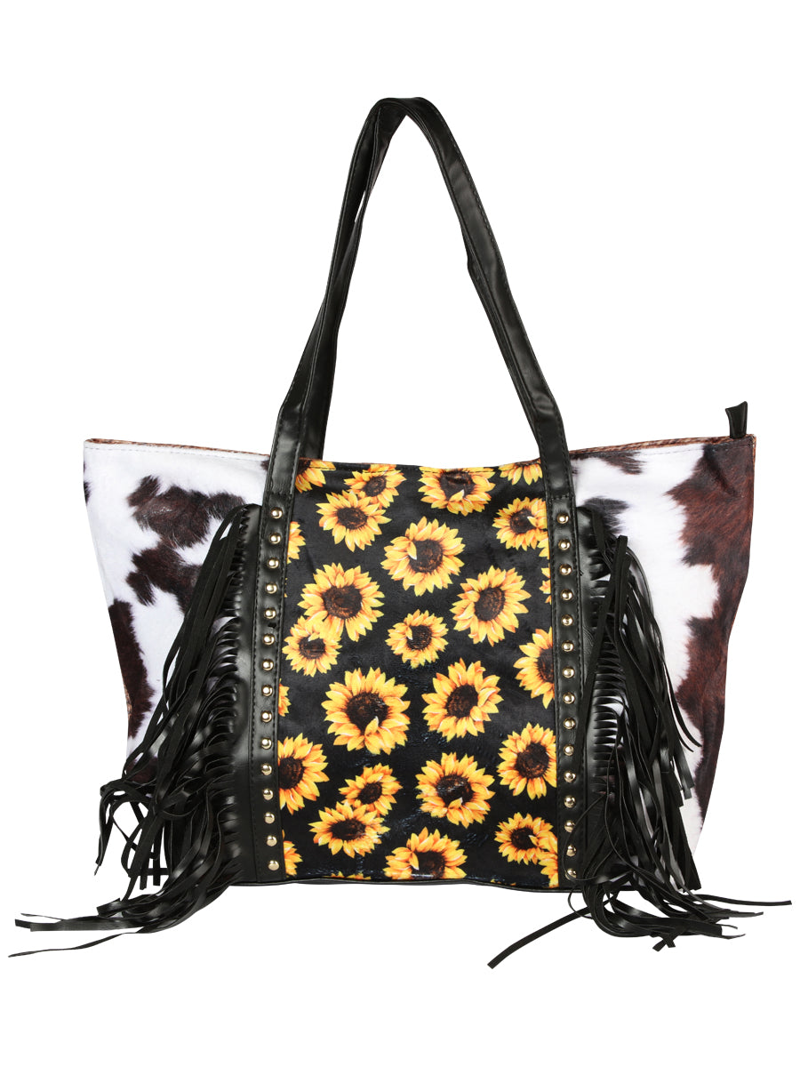 Bolsa de Mujer El General Western Wear SYG-3136 Color Blanco/Café 702039