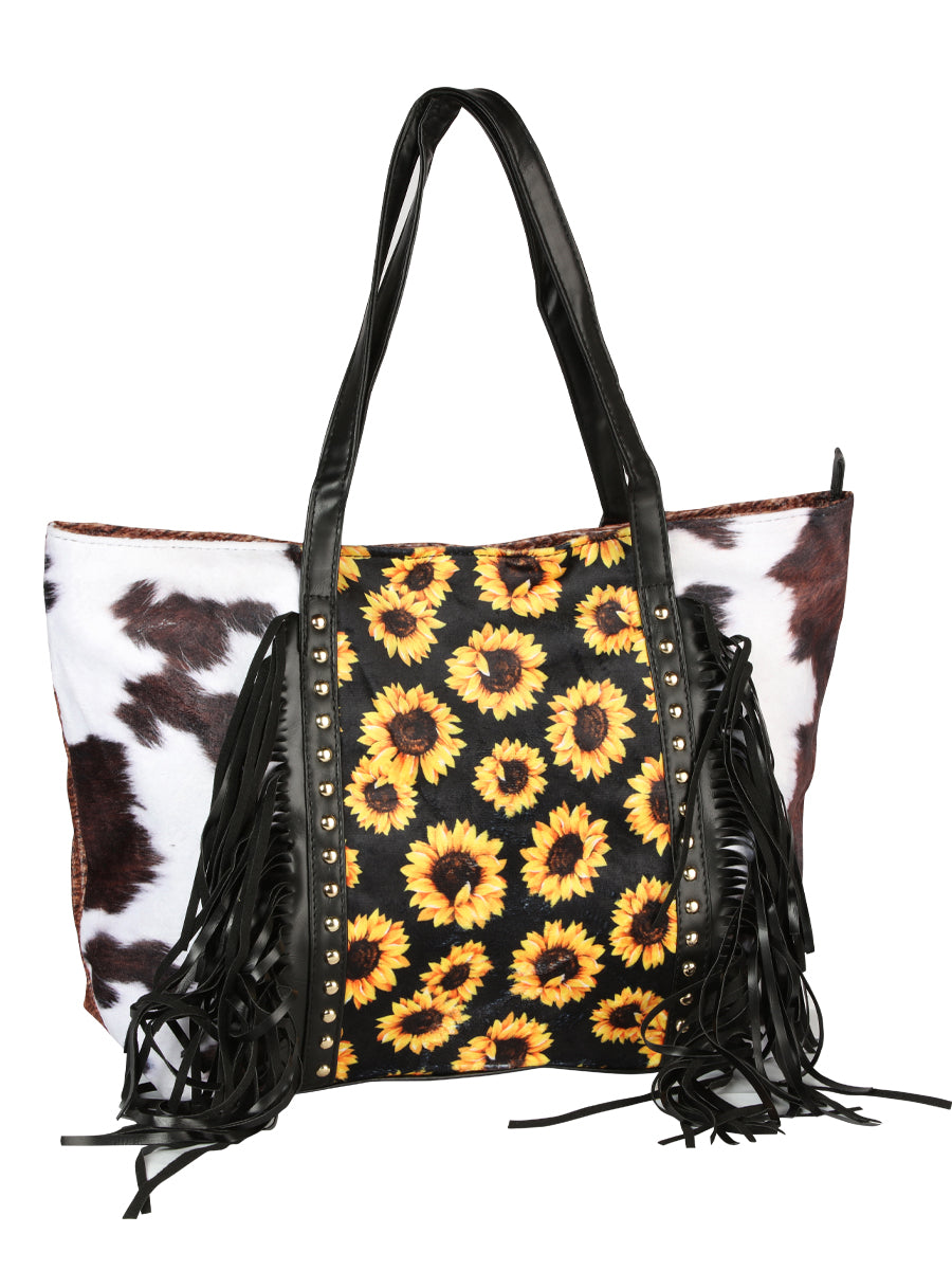 Bolsa de Mujer El General Western Wear SYG-3136 Color Blanco/Café 702039